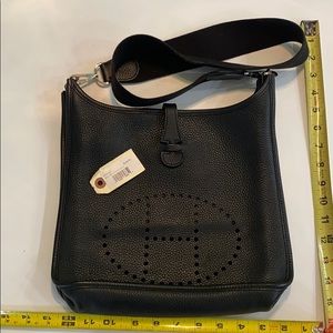 HERMÈS EVELYNE GEN I PM BLACK LEATHER Shoulder bag